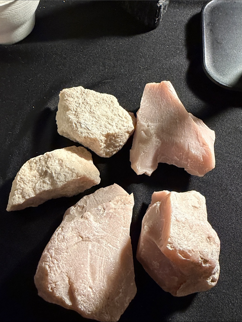 Raw Pink Opal  Chunks - Lot of 5